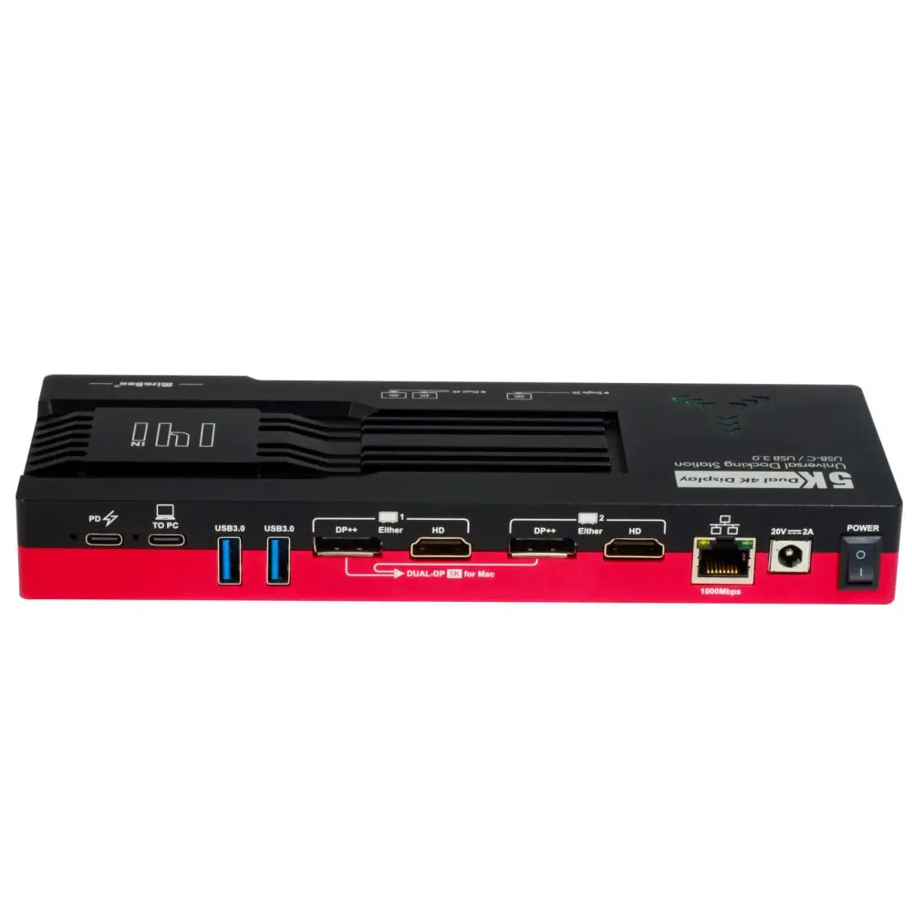 

15-in-1 USB-C Docking Station for Windows and Mac 5K / Dual 4K Displaylink