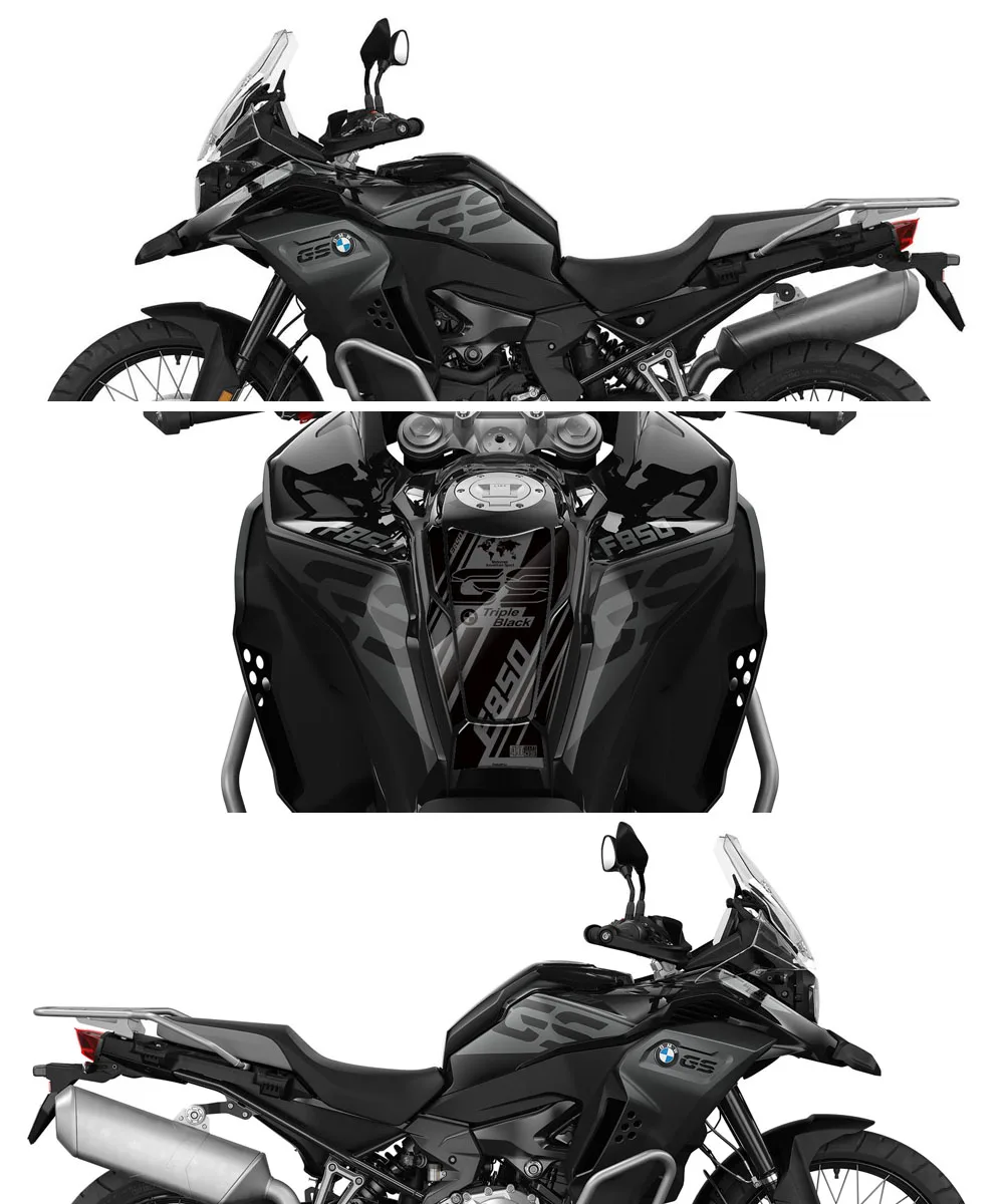 Мотоциклетный Чехол для BMW F850GS Приключения 40 лет Тройная черная версия наклейки