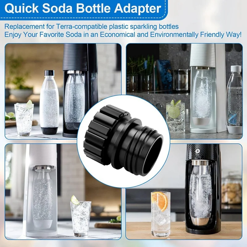 Адаптер для бутылки с газировкой Stream Soda Machine Бутылка из хрустального стекла 0 7 л