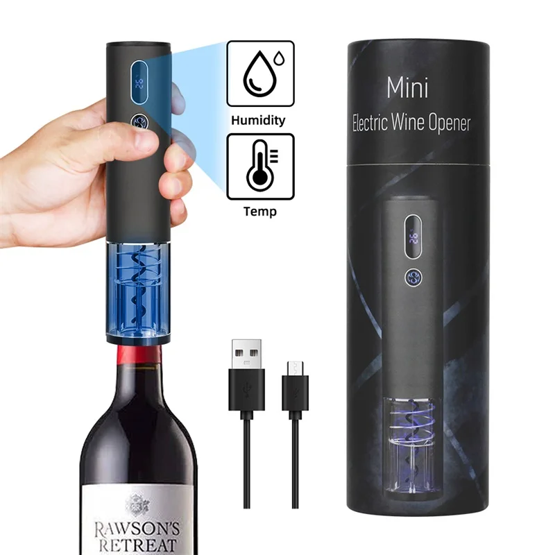 

Автоматический штопор с функцией зарядки фольги, кухонный Электрический Резак для вина, для бара и кухни, открывашка с одним кликом для красных бутылок и вина