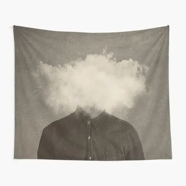 Гобелен голова в облаках домашний декор полотенце для комнаты художественное