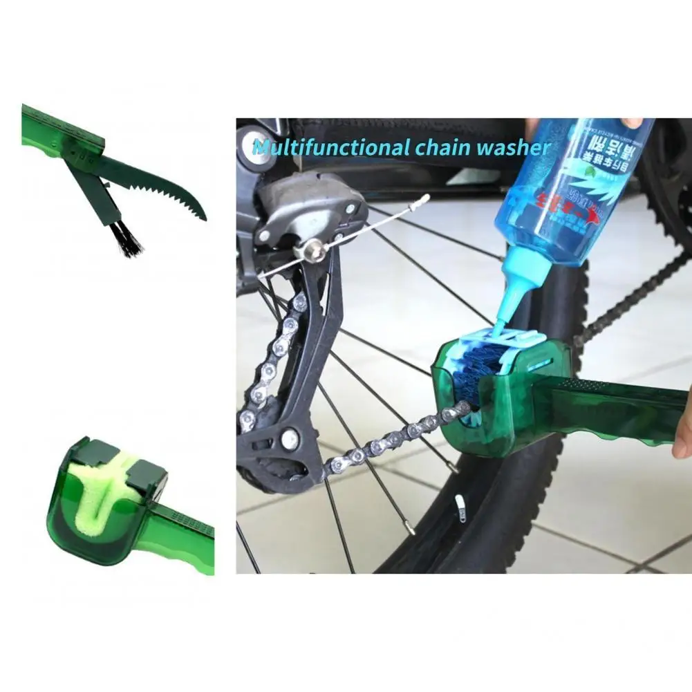 

Non-Scratch Sponge Anti Corrosion Chain Wash Tool for Mountain Bike