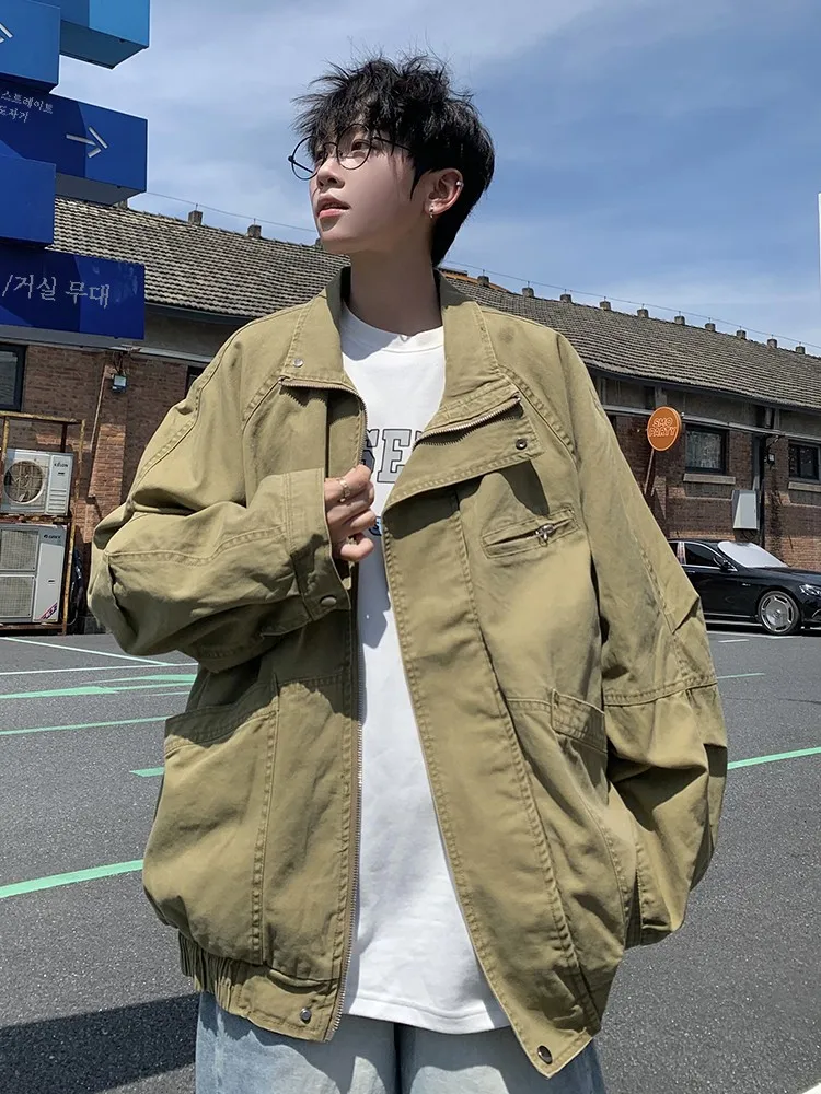 Американская винтажная стираная верхняя одежда Old Cargo High-Grade Sense мужская