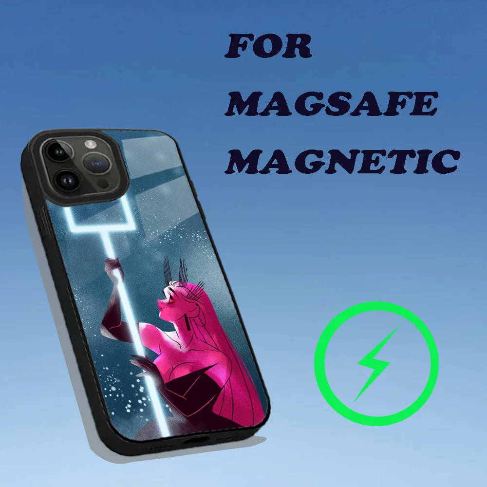 Lore O-Olympus Phone Case For iPhone 16 15 14 13 12 11 Plus Pro Max Mini Magsafe Magnetic Wireless Charging