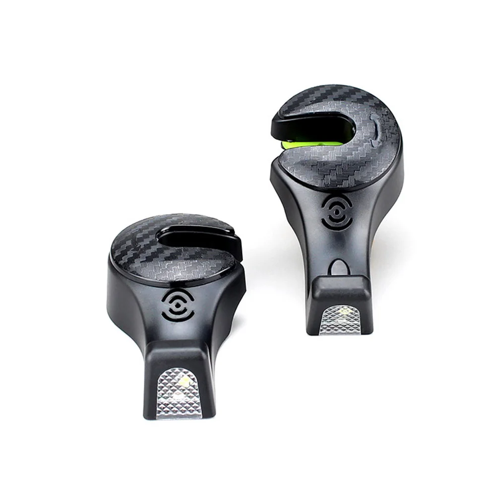 

2 Pcs Clothes Hanging Rack Stand Car Seat Headrest Hanger Back Hook Bag Holder Black