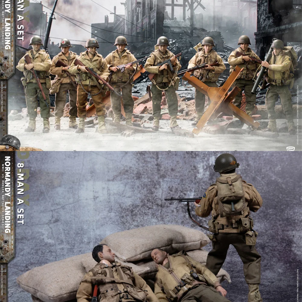 

Deluxe Edition Crazy Figure LTY001 1/12 Collectible WWII US Army On D-Day Ranger Battalion Series 6'' Male Action Figure Toys