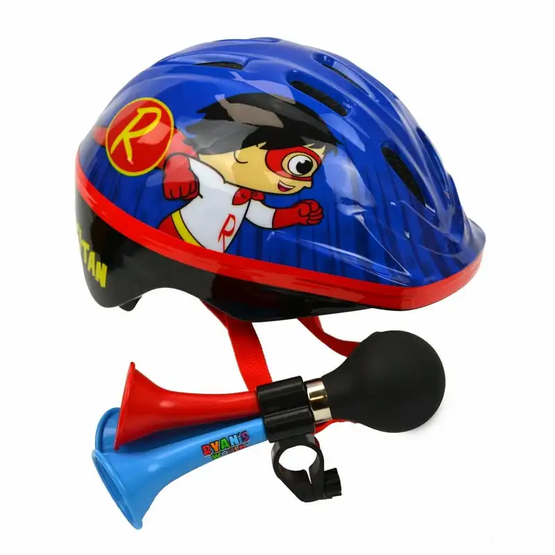 

World Red Bike Helmet, Triple Horn (Kids Ages 5+) Dirt bike helmet Casco para scooter electrico Mountain bike accessories Motor