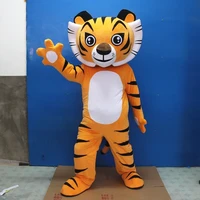 big head tiger fursuit mascot costume cosplay animal doll adult dress up event props doll