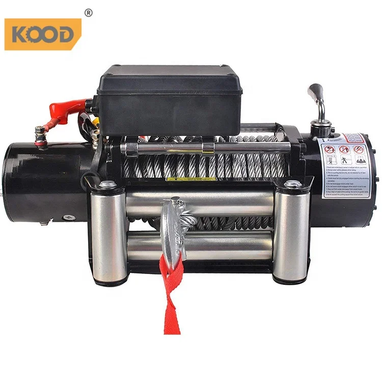 

China Manufacturer 44LB 12V 12000 Electr Car Electric Mini Winch