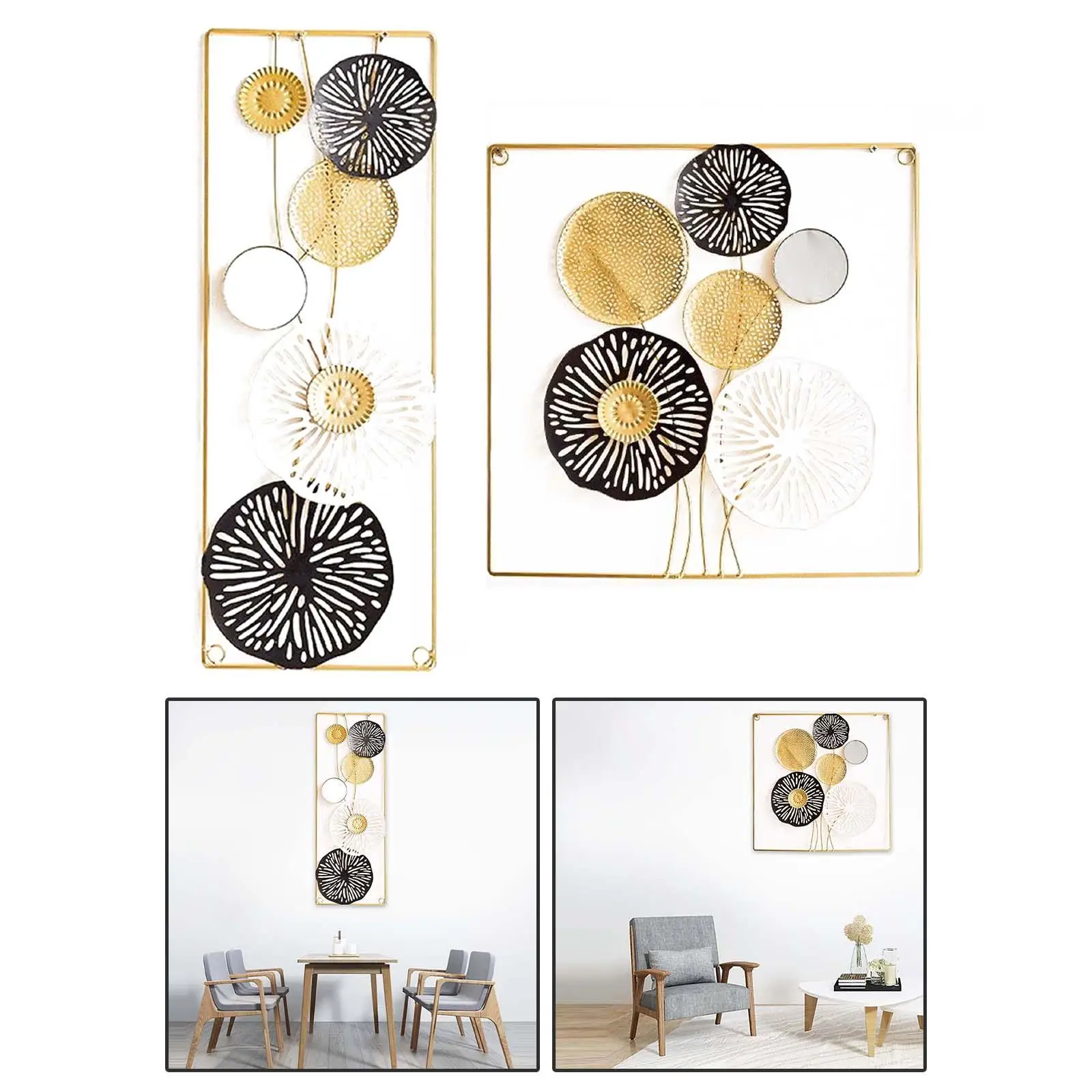 

Скандинавская настенная скульптура, подвесное железное художественное оформление для фона, офисное украшение