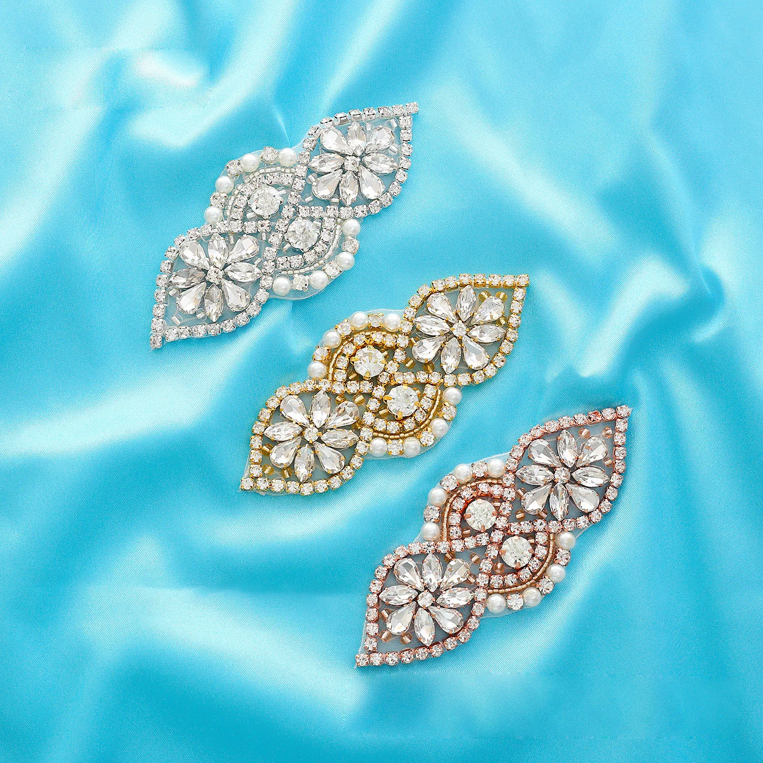 

Бесплатная доставка, оптовая продажа, 10 шт./лот, аппликация со стразами для свадебного платья, свадебная нашивка со стразами, вечерняя одежда WZY022