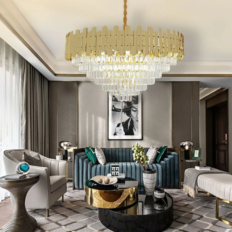 

Even modern villa lamp bedroom living room crystal LED chandelier apartment restaurant karaoke lighting wholesale