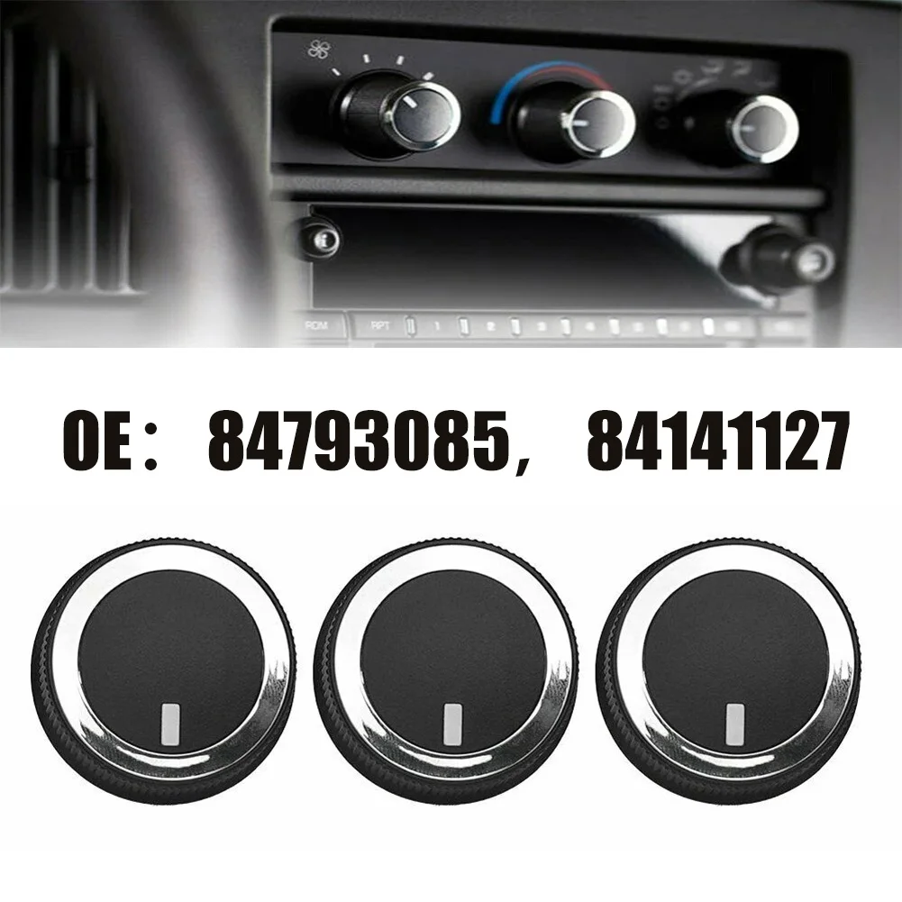 

3x Car AC Heater Control Knob Air-Con Buttons Switch For Chevrolet Express 84793085 84141127 Climate Control Knobs