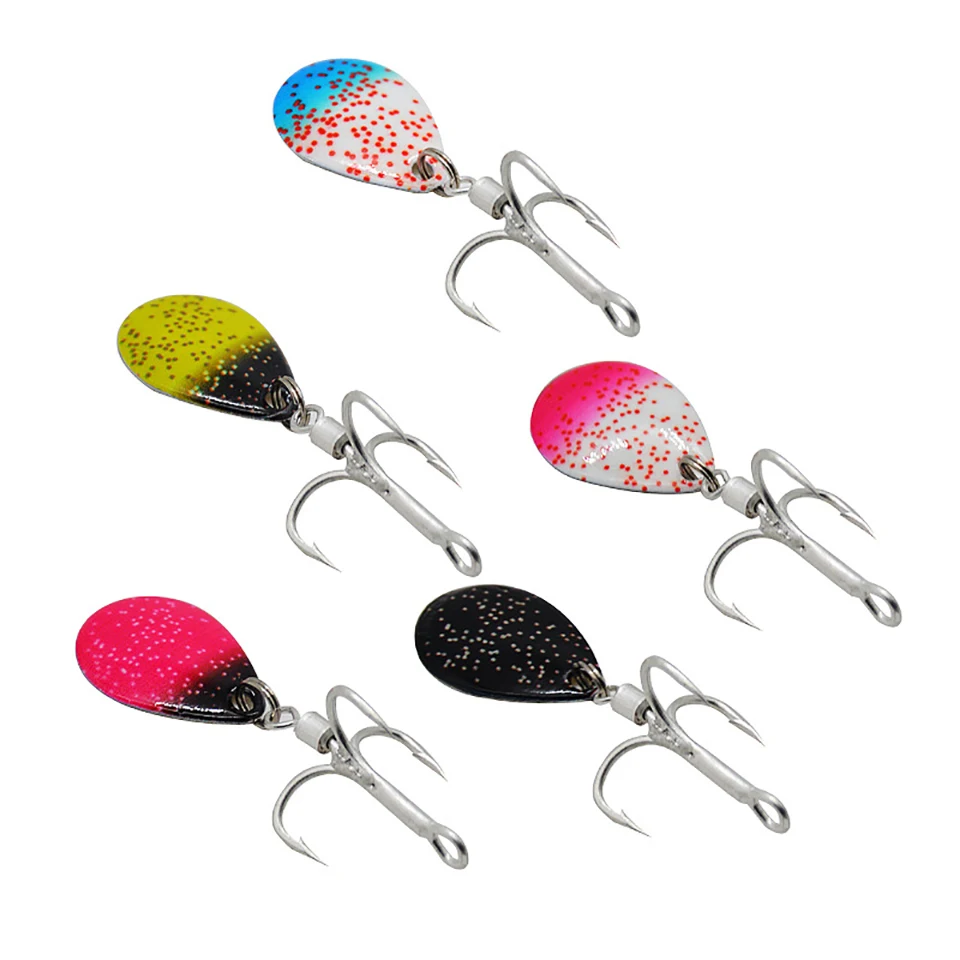 

1 шт. рыболовный крючок, тройной крючок с красочной вращающейся ложкой, рыболовная снасть для ловли окуня, щуки, рыболовные снасти, аксессуары