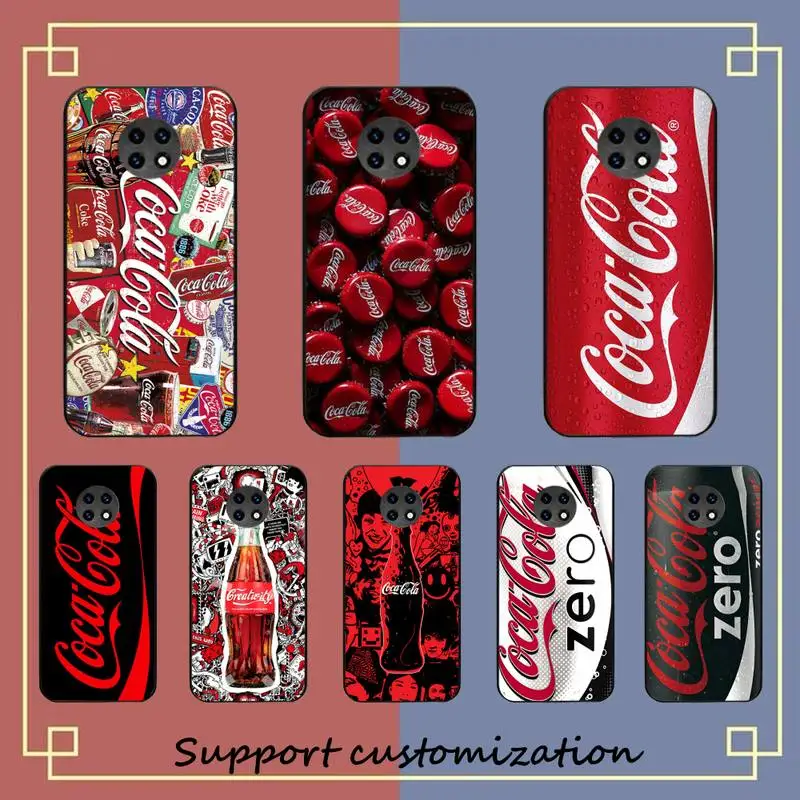 

C-coca-cola Phone Case For Xiaomi Redmi Note 8A 7 5 Note 8pro 8T 9Pro TPU Coque for note 6pro