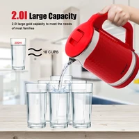Portabl Electric Kettle 2000W Tea Maker Thermos For Tea Electric Water Heater Electric Boiler Smart Kettle Kitchen Appliances