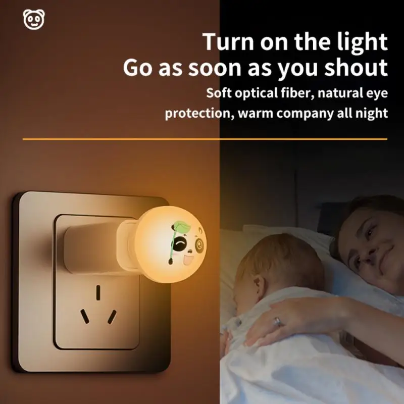 

Energy Saving Usb Night Light Usb Intelligent Voice Control Led Lights Durable Applicable Usb Interface Mini Night Lamp Portable