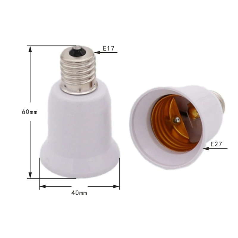

Адаптер для лампы E17 Socket E17 к E27