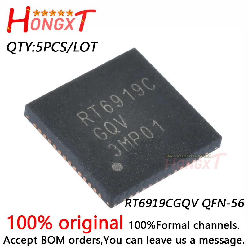 

5 шт. 100% Новинка RT6919CGQV фотосессия.