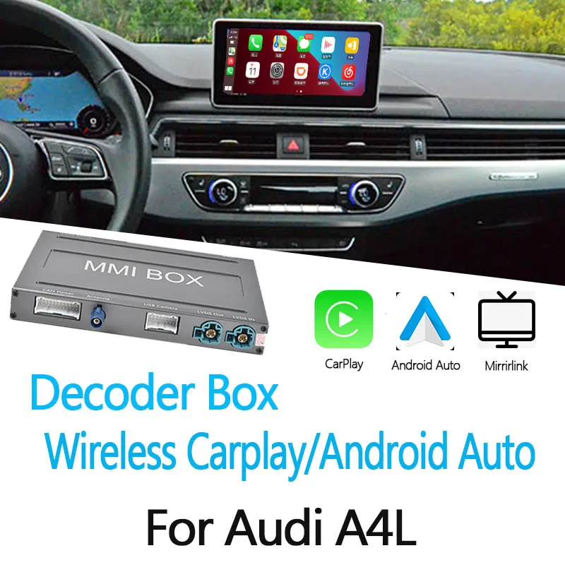 

Адаптер для Audi A3 2014 ~ 2016 беспроводной проводной CarPlay Android Авто Carlife Mirror link Youtube декодер