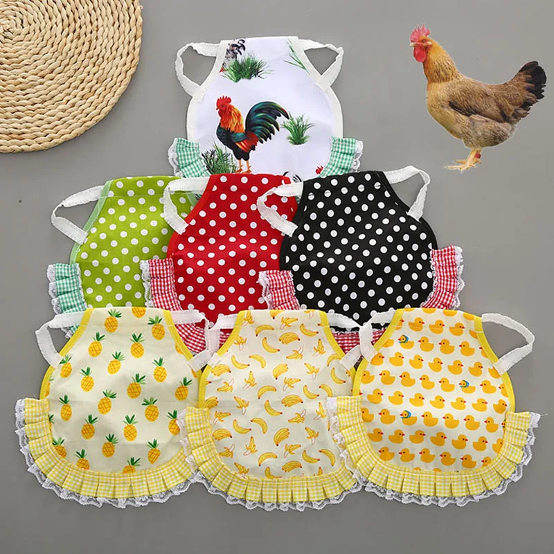 

Frame Chicken Wings Back Protector Adjustable Pet Hen Clothes Hen Apron Poultry Chicken Saddle Apron Feather Protection