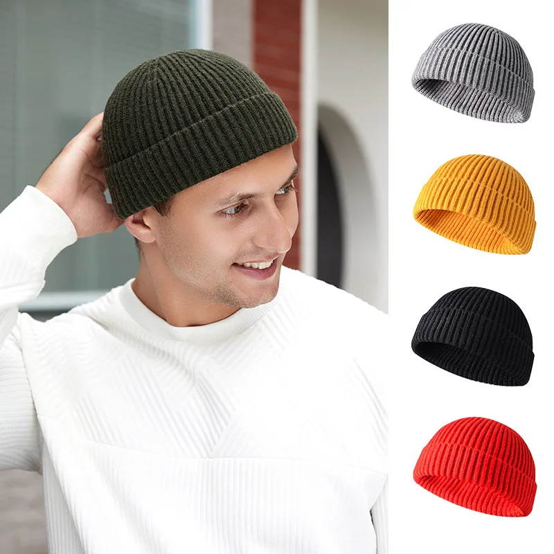 

Hats Men's and Women's Fashion Warm Knit Knit Hat Hip Hop Cold Hat Couple Winter Hat