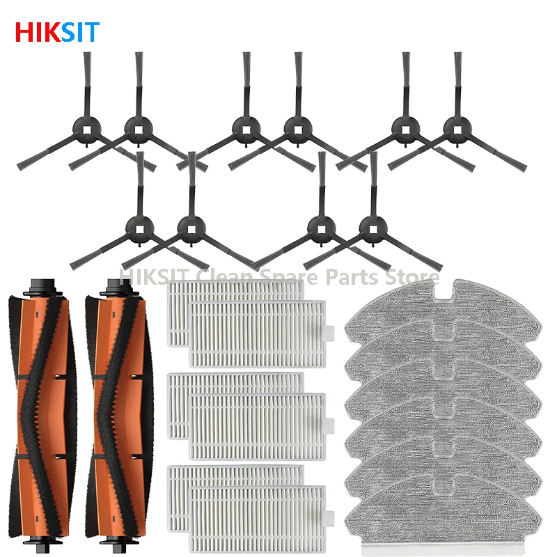 Фото Для ( Dreame Mova M1 / Trouver M1 / ROPO Laser Slim / Kewbily DL30 Pro ) Основная боковая щетка Фильтр Hepa Mop Pad Тканевая сумка Аксессуар №1