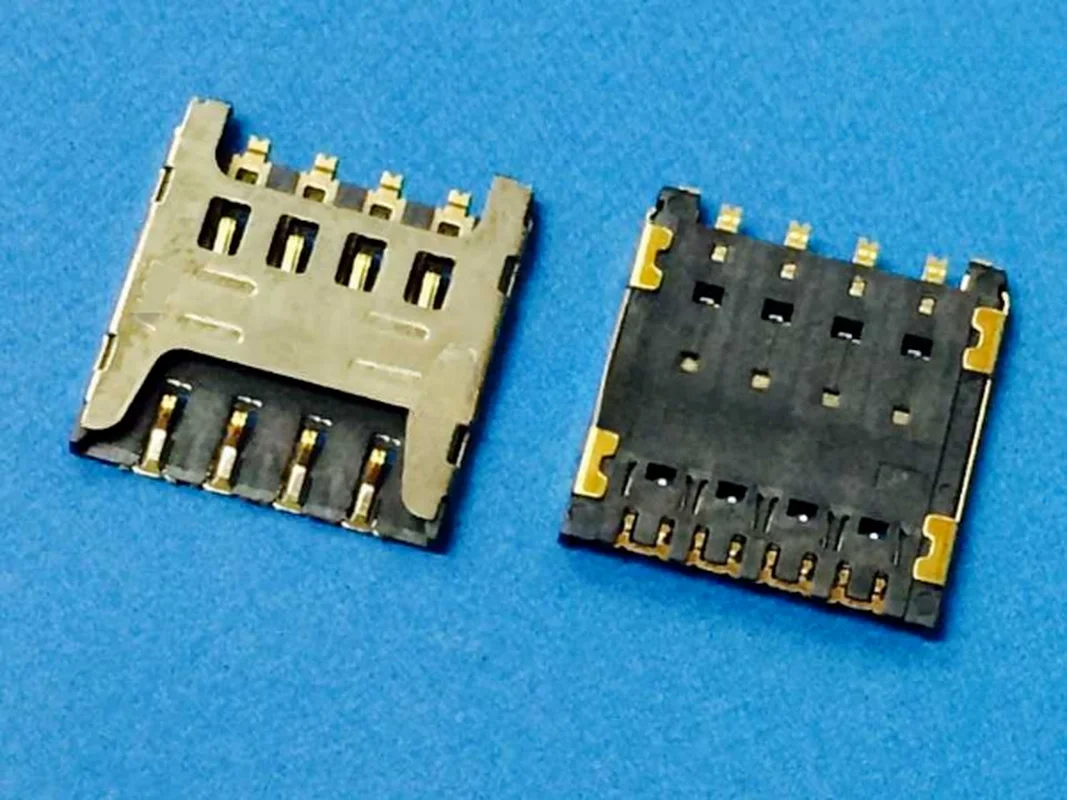 

100pcs Drawer Micro Sim Card Holder 8P for Smart Watches New Version of The Small Card