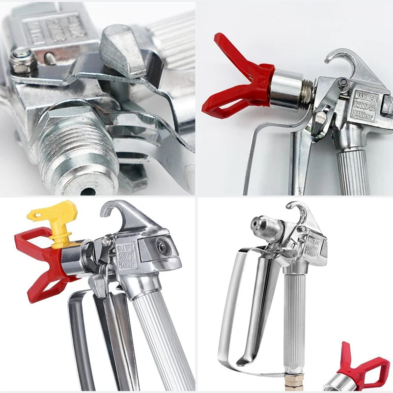 Краскопульт безвоздушного распыления 3600 PSI с защитой сиденья сопла и фильтром для аксессуаров.