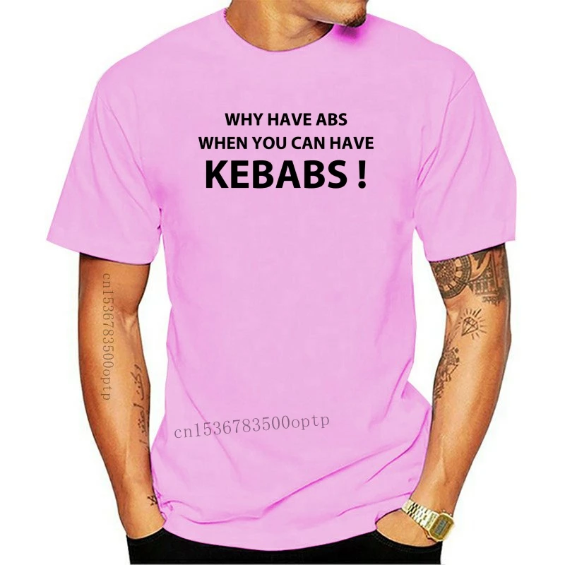 

Tee Summer Short Sleeve Plus Size ABS Kebabs T Shirt, Uomo, Divertente, Spiritoso, 23 Tee Shirt