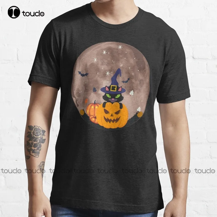 

Футболка Catoween на Хэллоуин, мужская рубашка для гольфа на заказ, Aldult, подростковая, унисекс, футболка с цифровой печатью, модная, забавная, нов...