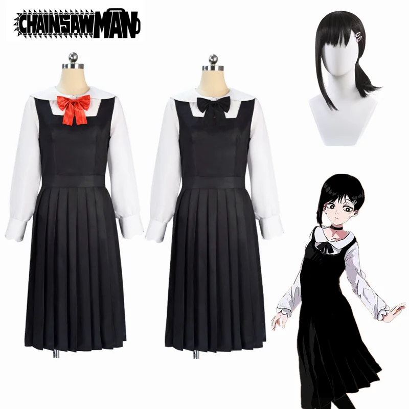 

Chainsaw Man Cosplay Costume Chainsaw Man Cosplay Higashiyama Kobeni Dress Costume JK School Uniform Men Suit for Girls Woman