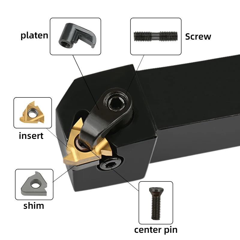 Высококачественный Mcmnn Hss черный внешний инструмент для токарной обработки
