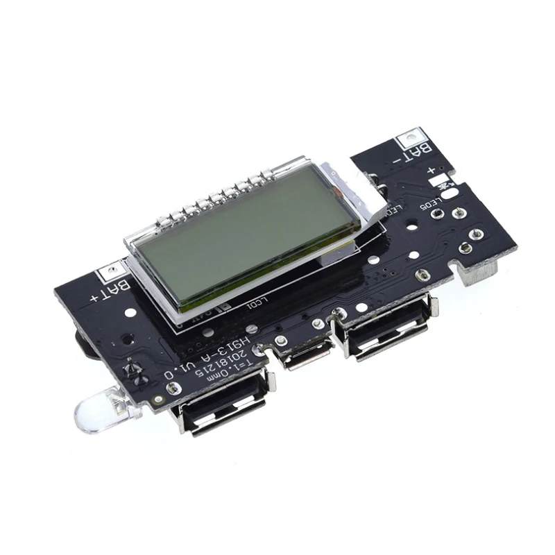 Двойной USB 5 В 1 А 2,1 А Мобильный Power Bank 18650 Зарядное устройство PCB Модуль питания Светодиодный ЖК-дисплей Солнечная зарядная плата для телефона DIY (art.: 3920ccd8a3bf9) - 3920ccd8a3bf9