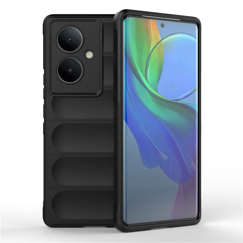 

For Vivo Y78 Plus Cover For Vivo Y78+ Case 6.78 inch Rubber Shockproof Soft Silicone Bumper For Vivo Y78 Y77 Y36 Y22 Y16 Y78+