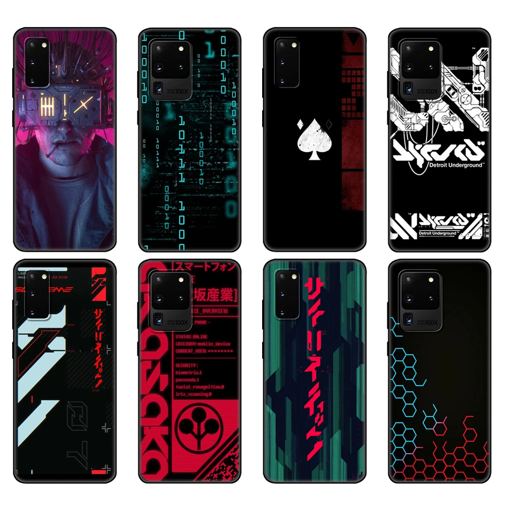 

Черный чехол из ТПУ для Samsung galaxy S20 /S20 PLUS/S20 ultra/S20 + /S20FE, задняя крышка в стиле интернет-панк