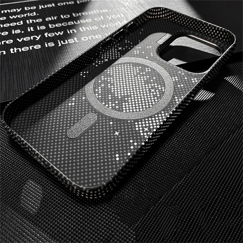 Металлический чехол для iPhone 16 Plus 15 14 13 Pro Max Magsafe Mganetic