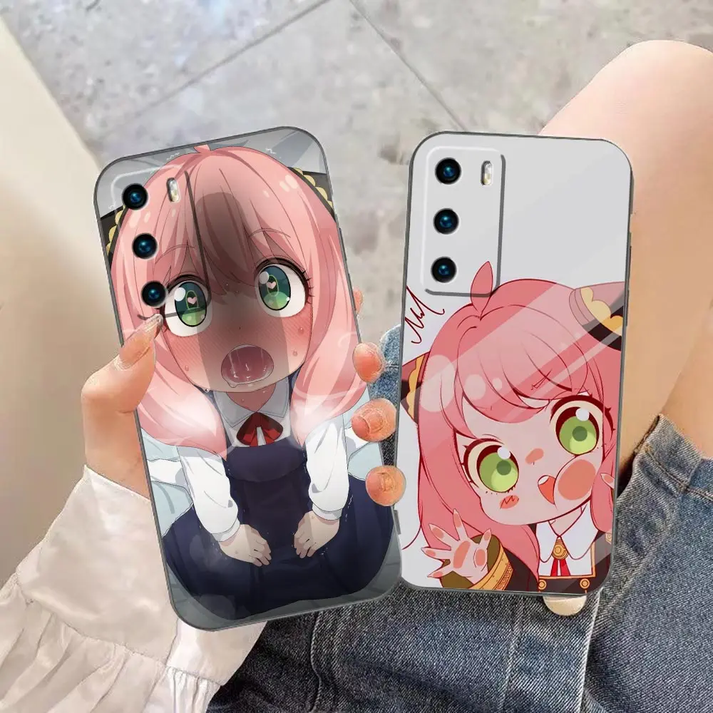 

Funda Coque Case For HUAWEI P50 P40 P30 P20 P10 P9 P8 Plus MATE 30 20 20X 10 9 8 Pro Lite Case Kawaii Anya Anime Spy X Family