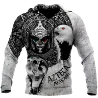2021 viking aztec warrior tattoo neue mode trainingsanzug casual 3d print zipperhoodiesweatshirtm%c3%a4nner der frauen stil 21
