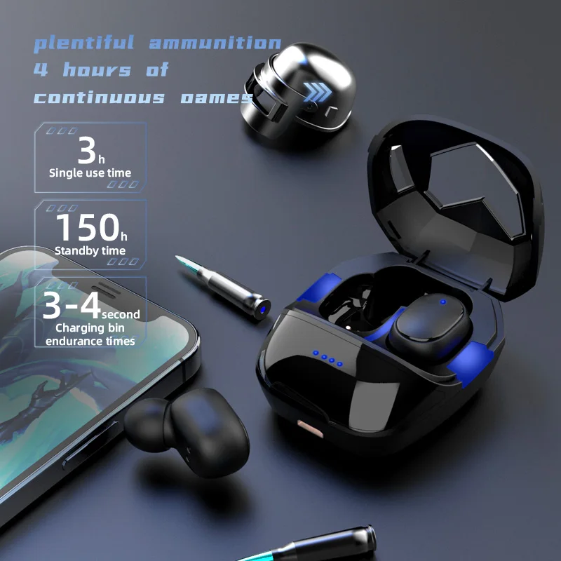 

Спортивная гарнитура LEVANA G6S, TWS наушники, беспроводные наушники, Мини Bluetooth 5,0 наушники-вкладыши с зарядным устройством для всех смартфонов