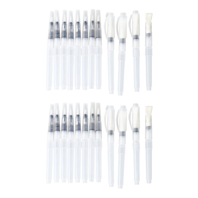 

2X Water Brush Pen Set,Water Color Brush Pen Set,Watercolor Paint Pens For Painting Markers(12 Piece)