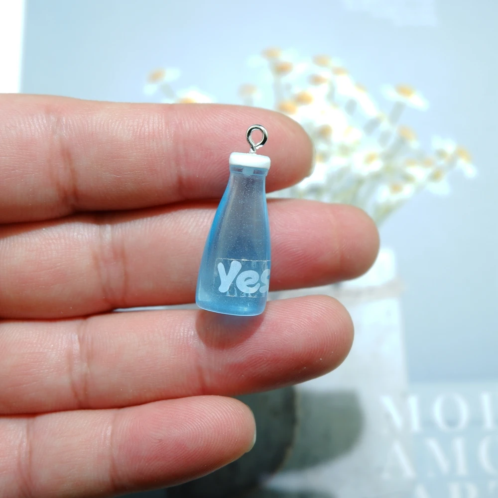 Оптовая продажа бутылочки полимерная серьга подвески для сережек браслетов