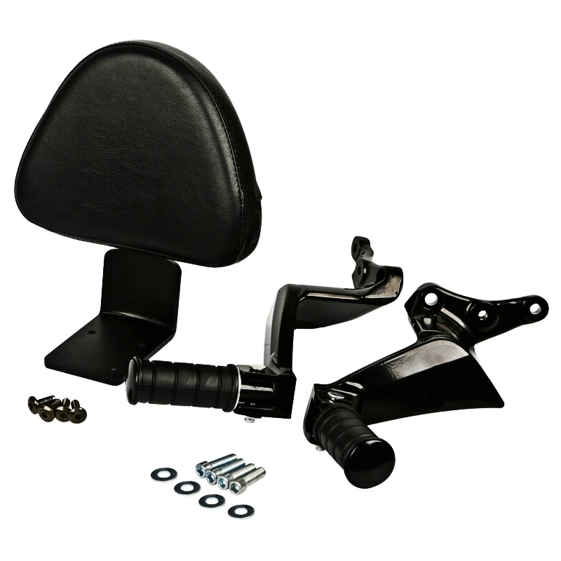 For Victory Vegas Kingpin Boardwalk Motorcycle Rear Backrest Seat Passenger Foot Peg Mount | Rests