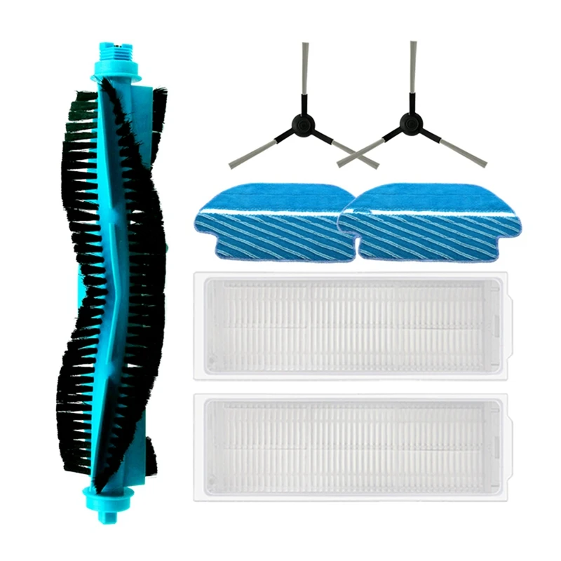 

Main Side Brush Hepa Filter Mop Rag Replacement For Conga 3490 For Wonders Living Dynaking R9 Robotic Vacuum Cleaner