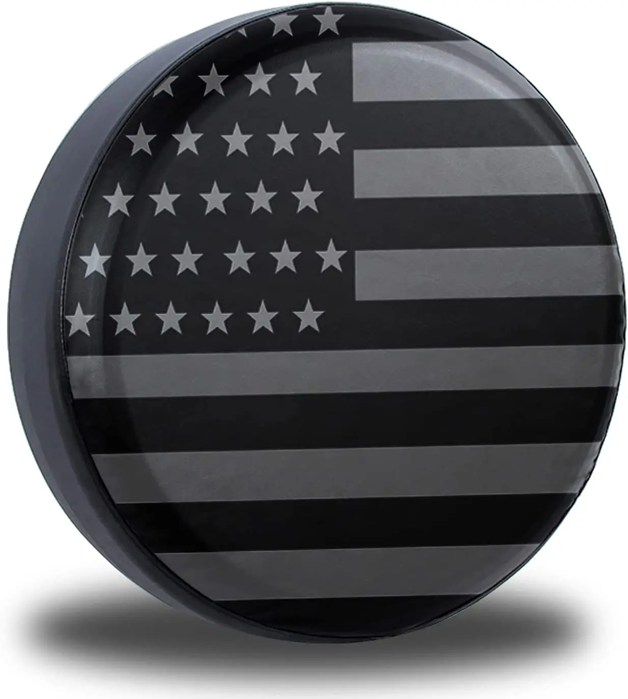 

American Flag Spare Tire Cover for Jeep Wrangler Rv SUV Truck Travel Trailer Waterproof and Dustproof Protective Tire