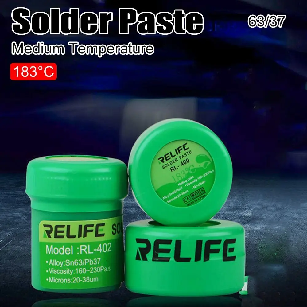 

183 DegreeC Medium Temperature 63/37 SMD PCB Parts Welding Flux Soldering Paste Soldering Oil Gel CPU Tin
