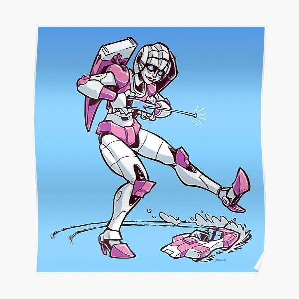 Плакат на радиоуправлении Arcee винтажный современный принт домашняя комната