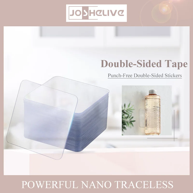 

1Pcs Strong Viscosity Nano Tape Gel Double Sided Adhesive Tape Super Sticky PVC No Traces Waterproof Transparent Tape Home