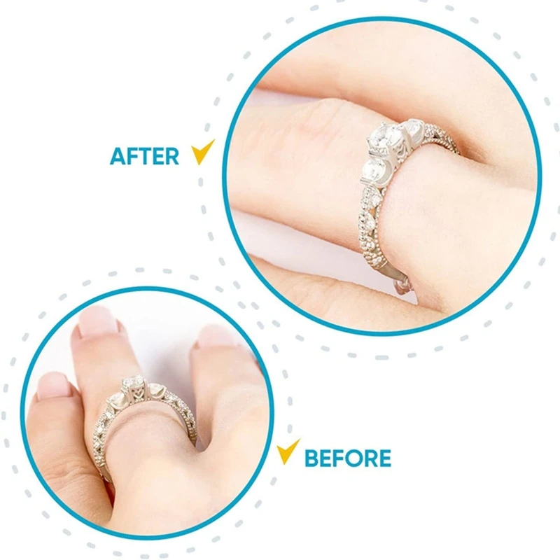 

16Pcs Ring Guard Ring Sizer for Loose Rings Ring Size Adjusters for Wedding Rings 4 Style Ring Spacers Spiral Tightener