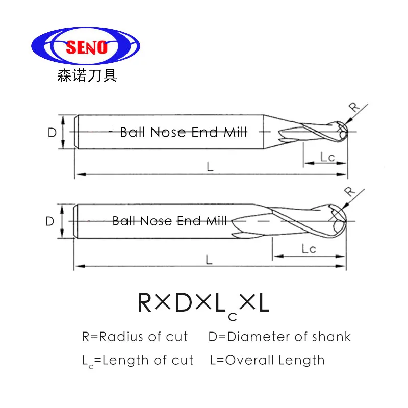 Круглая Концевая фреза из вольфрамовой стали 1/2/3/4/6 мм |